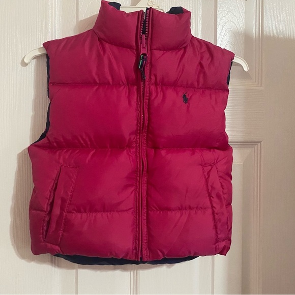 Ralph Lauren Reversible Down Quilted Puffer Vest - Picture 2 of 9